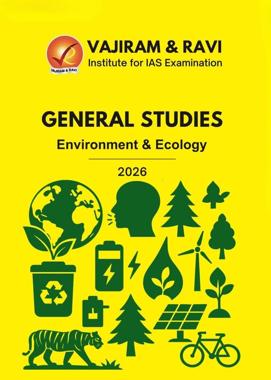 Environment & Ecology 2026 Book for UPSC CSE Prelims & Mains Exam Preparation | Staple-Bound Edition