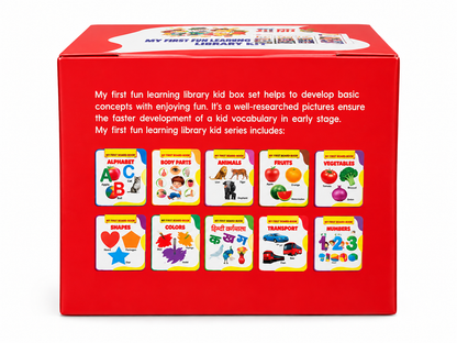 My First Fun Learning Library Kit | 10 Educational Books for Kids
