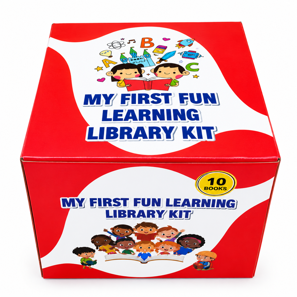 My First Fun Learning Library Kit | 10 Educational Books for Kids